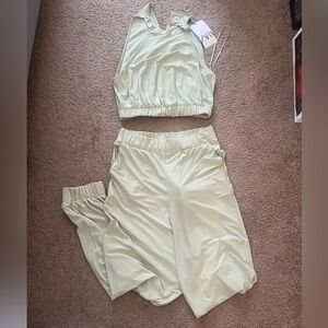 Brand new with tags zara two piece set